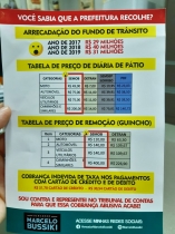 Tabela, panfleto, Marcelo Bussiki